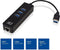 ACT USB Hub 3.0 - 4 USB poorten - USB Hub ethernet – AC6310