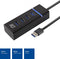ACT USB Hub 3.0 – USB Hub 4 USB poort – Superspeed 5 Gbps - AC6300