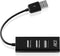 ACT USB Hub 4 poort – Mini Hub USB splitter – USB gevoed – USB 2.0 - AC6205