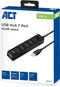 ACT USB Hub 7 poorten – Aan/uit schakelaar – Laptop en PC - AC6215