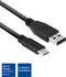 ACT USB-kabel 1 m USB 3.2 Gen 1 (3.1 Gen 1) USB A USB C Zwart AC3020