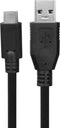 ACT USB-kabel 1 m USB 3.2 Gen 1 (3.1 Gen 1) USB A USB C Zwart AC3020
