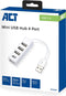 ACT USB Splitter - 4 poorten – Wit - AC6200