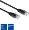 ACT Zwart 2,0 meter U/UTP CAT6 netwerkkabel met RJ45 connectorenAC4002