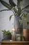 Mica Decorations Blom Plantenstandaard - L30 x B30 x H50 cm - Metaal - Zwart