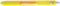 Paper Mate roller InkJoy Gel medium, geel (yellow twist) 12 stuks