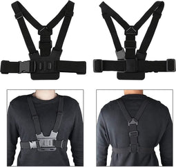 Actiecamera Accessoireset - 10-Delig - Voor Gopro en Meer - Ideaal voor Fietsen, Skiën en Outdoor Activiteiten