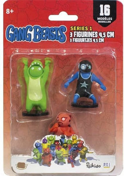 Actiefiguren Lansay Gang Beasts Lot #1 4,5 cm 3 Onderdelen