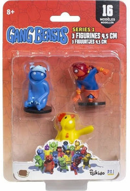 Actiefiguren Lansay Gang Beasts Lot #2 4,5 cm 3 Onderdelen
