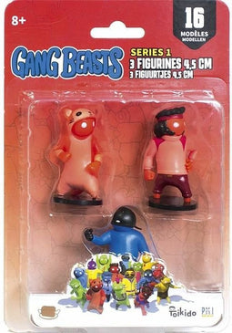 Actiefiguren Lansay Gang Beasts Lot #4 4,5 cm 3 Onderdelen