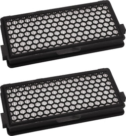 Actieve HEPA Filter Set 2 Stuks Geschikt voor Miele Classic Compact C1, Complete C2 & C3 - Vervangbare Stofzuiger Onderdelen - 2 Stuks - Zwart