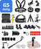Actioncamera Accessoire Set 65 in 1 geschikt voor GoPro - GoPro Accessoires Set - 65-delige Action Camera Accessoires Kit met Opbergkoffer - Gopro Mount kit - Gopro Hero 10 - Gopro Hero 9 - Gopro Hero 8 - Inclusief Handleiding