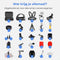 Actioncamera Accessoire Set 65 in 1 geschikt voor GoPro - GoPro Accessoires Set - 65-delige Action Camera Accessoires Kit met Opbergkoffer - Gopro Mount kit - Gopro Hero 10 - Gopro Hero 9 - Gopro Hero 8 - Inclusief Handleiding