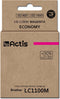 Actis KB-1100M inkt (vervangt Brother LC1100M/980M; Standaard; 19 ml; rood)