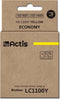 Actis KB-1100Y inkt (vervangt Brother LC1100Y/980Y; standaard; 19 ml; geel)
