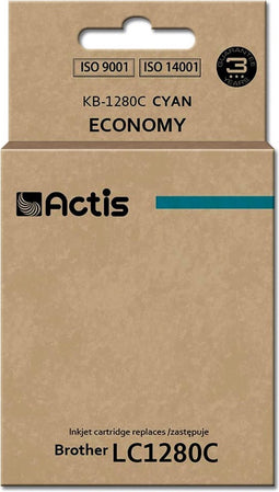 Actis KB-1280C-inkt (vervangt Brother LC1280C; standaard; 19 ml; blauw)