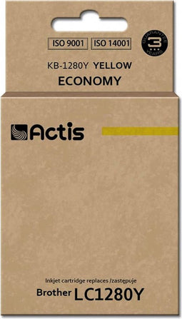 Actis KB-1280Y inkt (vervangt Brother LC1280Y; standaard; 19 ml; geel)