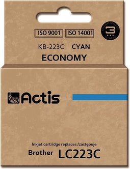 Actis KB-223C inkt (vervangt Brother LC223C; Standaard; 10 ml; blauw)