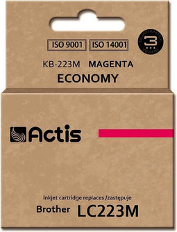 Actis KB-223M inkt (vervangt Brother LC223M; Standaard; 10 ml; rood)