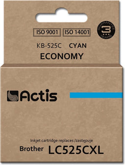 Actis KB-525C inkt (vervangt Brother LC525C; Standaard; 15 ml; blauw)