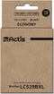 Actis KB-529Bk inkt (vervangt Brother LC529BK; Standaard; 58 ml; zwart)