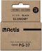 Actis KC-37R-inkt (Canon-vervangende PG-37; standaard; 12 ml; zwart)