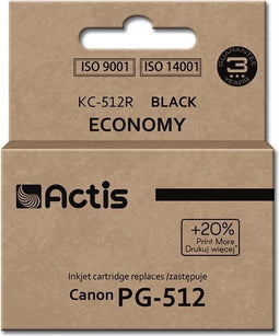Actis KC-512R-inkt (Canon-vervangende PG-512; standaard; 15 ml; zwart)