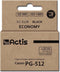 Actis KC-512R-inkt (Canon-vervangende PG-512; standaard; 15 ml; zwart)