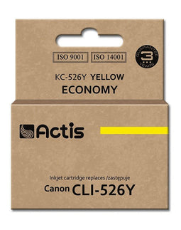 Actis KC-526Y ink (replacement for Canon CLI-526Y; Standard; 10 ml; yellow)