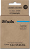 Actis KC-551C-inkt (Canon CLI-551C-vervanger; standaard; 12 ml; blauw)
