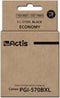 Actis KC-570Bk Inkt (vervanging voor Canon PGI-570BK; Standaard; 22 ml; zwart)