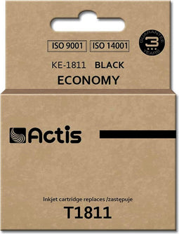 Actis KE-1811 inkt (vervanging Epson T1811; Standaard; 18 ml; zwart)