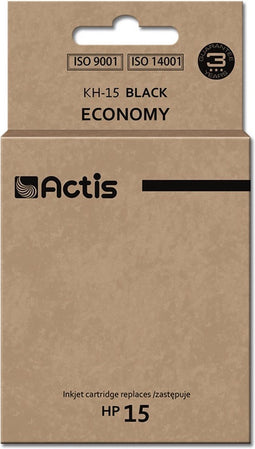 Actis KH-15 inkt (vervanging HP 15 C6615N; Standaard; 44 ml; zwart)