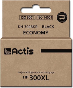 Actis KH-300BKR Inkt (vervanging HP 300XL CC641EE; Standaard; 15 ml; zwart)