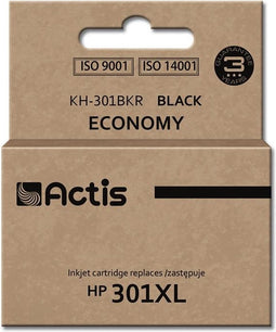 Actis KH-301BKR Inkt (vervanging HP 301XL CH563EE; Standaard; 20 ml; zwart)