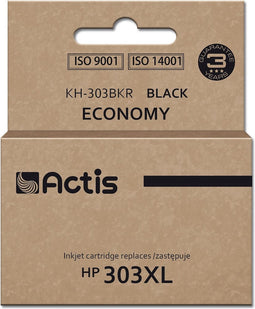 Actis KH-303BKR inkt voor HP printer, vervanging HP 303XL T6N04AE; Premium; 20ml; 600 pagina's; zwart