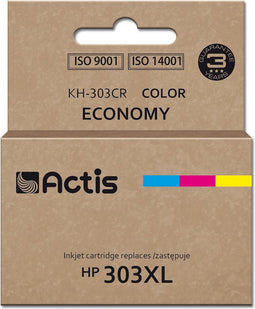Actis KH-303CR inkt voor HP printer, vervanging HP 303XL T6N03AE; Premium; 18ml; 415 pagina's; kleur