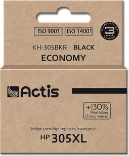 Actis KH-305BKR inktcartridge 1 stuk(s) Compatibel Normaal rendement Zwart