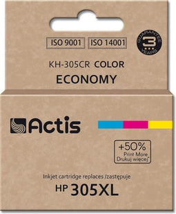 Actis KH-305CR inktcartridge 1 stuk(s) Compatibel Normaal rendement Cyaan, Magenta, Geel