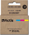 Actis KH-351R inkt (vervanging HP 351XL CB338EE; Standaard; 21 ml; kleur)
