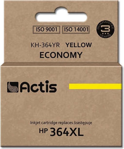 Actis KH-364YR inkt (vervanging HP 364XL CB325EE; Standaard; 12 ml; geel)