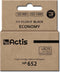 Actis KH-652BKR inkt (vervanging HP 652 F6V25AE; Standaard; 15 ml; zwart)
