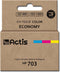 Actis KH-703CR inkt (vervanging HP 703 CD888AE; Standaard; 12 ml; kleur)