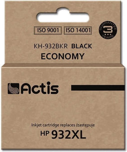 Actis KH-932BKR inkt (vervanging HP 932XL CN053AE; Standaard; 30 ml; zwart)