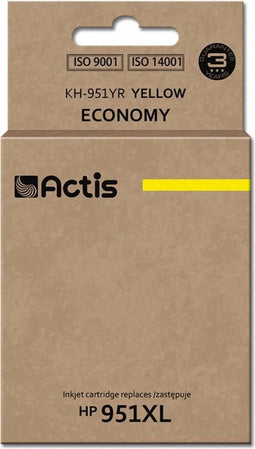 Actis KH-951YR inkt (vervanging HP 951XL CN048AE; Standaard; 25 ml; geel)