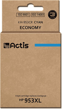 Actis KH-953CR inkt (vervanging HP 953XL F6U16AE; premium; 25 ml; blauw)
