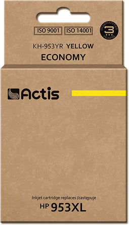 Actis KH-953YR inkt (vervanging HP 953XL F6U18AE; premium; 25 ml; geel)