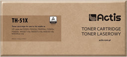 Actis Tonercartridge TH-51X (vervanging HP 51X Q7551X; Standaard; 13000 pagina's; zwart)