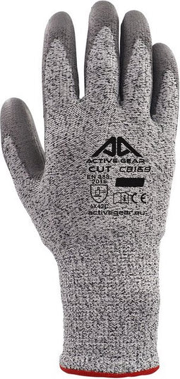ActiveGear - Handschoen snijbestendig grijs 10/XL