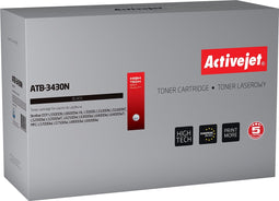 ActiveJet ATB-3430N Toner voor Brother-printer; Brother TN-3430 vervanging; Opperste; 3000 pagina's; zwart.